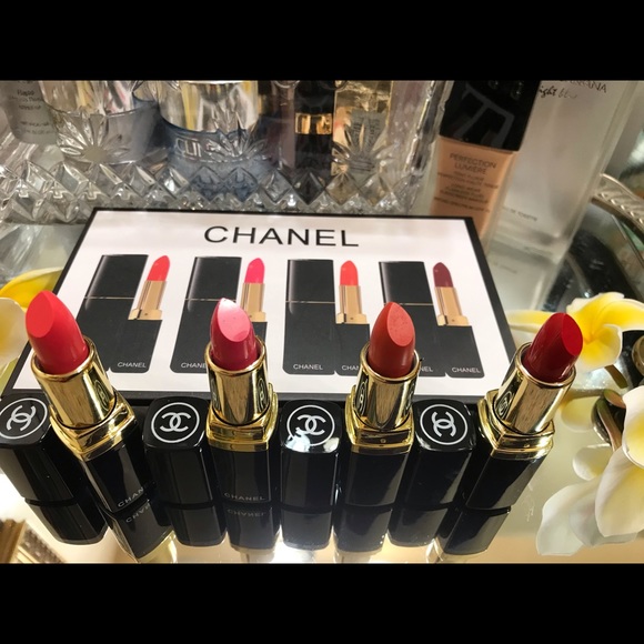 chanel lipstick set of 4